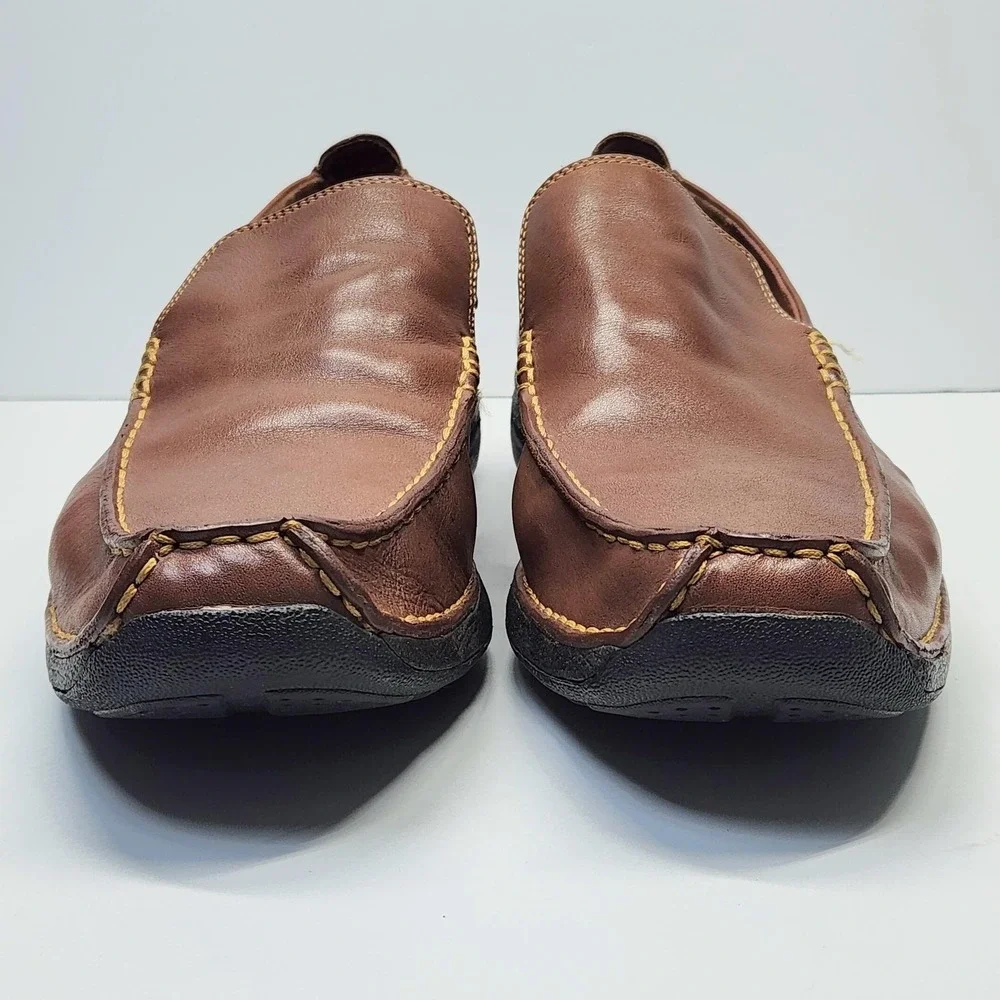 Cole Haan Air Tucker Venetian Shoes Mens Size 10.5 Brown Leather Slip On Loafers
